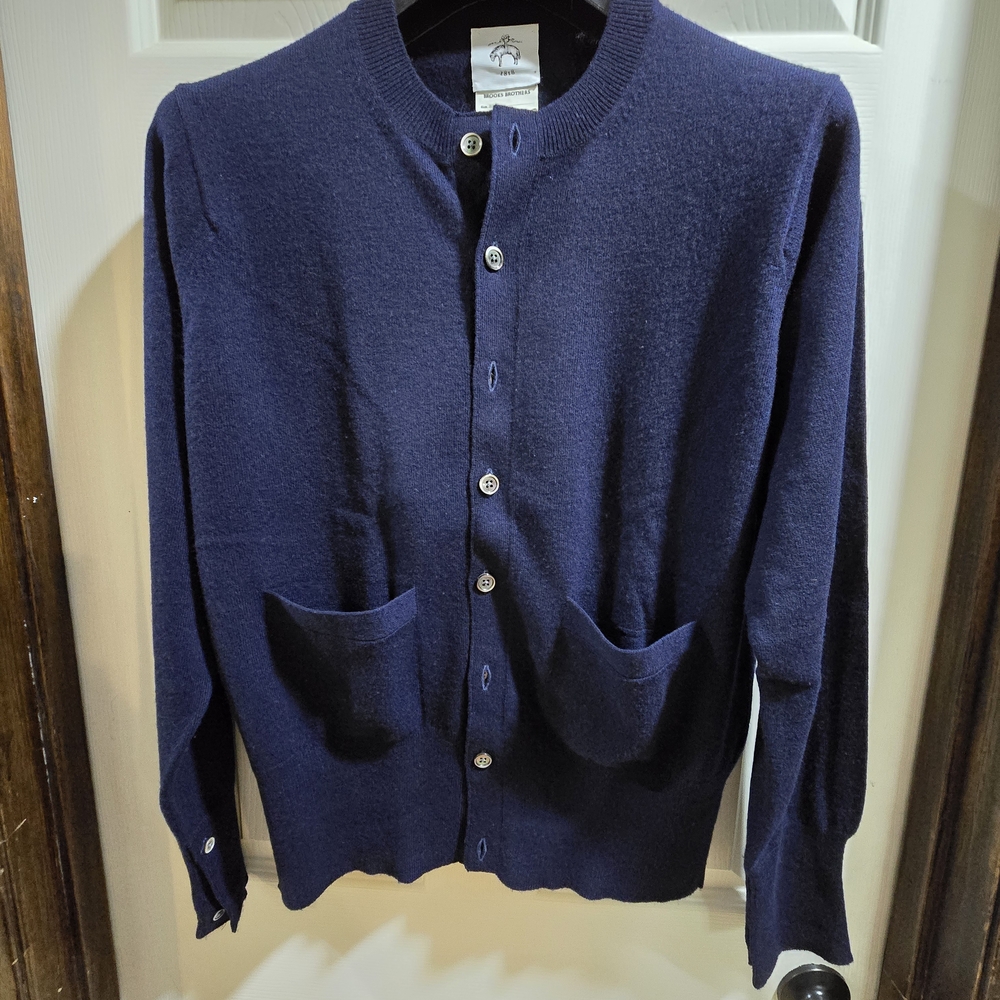 Thom Browne Brooks Brothers Black Fleece Button Up Cardigan